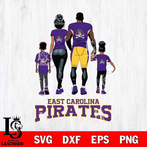East Carolina Pirates Family Love Rugby SVG DXF EPS PNG FILE,NCAA SVG, Father day Digital Download,Instant Download, Silhouette