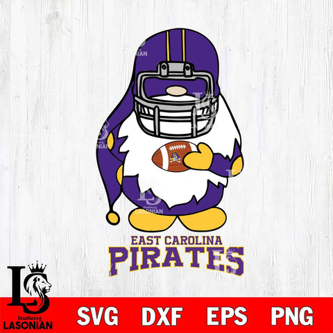 East Carolina Pirates Gnomes Christmas Svg Eps Dxf Png File, Digital Download, Instant Download