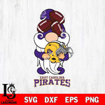 East Carolina Pirates Gnomes Helmet Svg Eps Dxf Png File, Digital Download, Instant Download