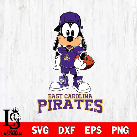 East Carolina Pirates Goofy rugby SVG DXF EPS PNG FILE,NCAA svg ,Football Digital Download,Instant Download, Silhouette