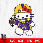 East Carolina Pirates Hello Kitty sport 11 Svg Eps Dxf Png File, NCAA svg, Digital Download, Instant Download