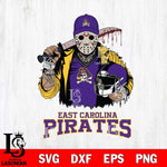 East Carolina Pirates Jason Voorhees 2 Svg Eps Dxf Png File, Digital Download