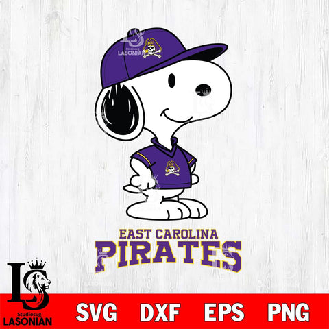 East Carolina Pirates Snoopy Football sport SVG DXF EPS PNG FILE,Snoopy File Cut, NCAA Digital Download,Instant Download,Christmas Silhouette