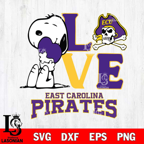 East Carolina Pirates Snoopy Sport 10 Svg Eps Dxf Png File, Digital Download