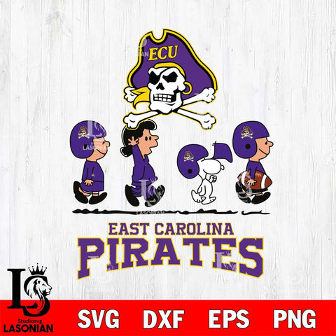East Carolina Pirates Snoopy Sport 12 Svg Eps Dxf Png File, Digital Download