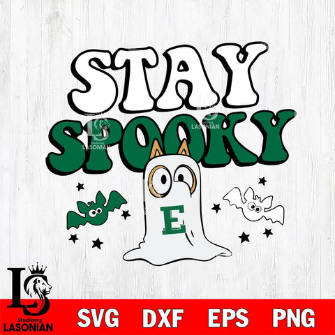 Eastern Michigan Eagles Bluey Halloween Stay Spooky Svg Eps Dxf Png File, Digital Download, Instant Download