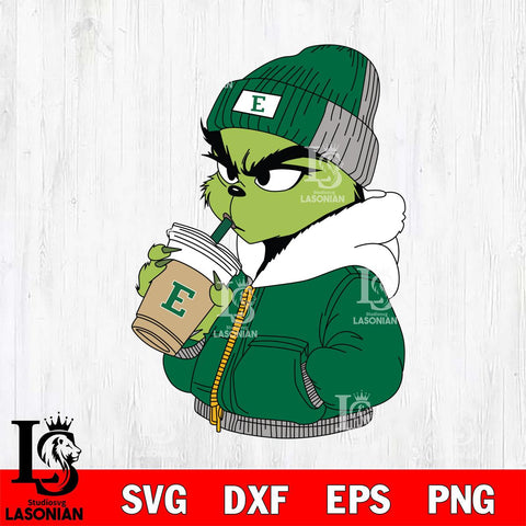 Eastern Michigan Eagles Boujee Grinch 6 Svg Eps Dxf Png File, Digital Download, Instant Download