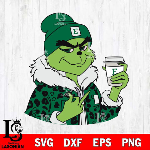 Eastern Michigan Eagles Boujee Grinch 7 Svg Eps Dxf Png File, Digital Download, Instant Download