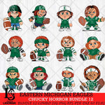 Eastern Michigan Eagles Chucky Horror Bundle 12 SVG Eps Dxf Png File, Bundle NCAA svg, Digital Download, Instant Download