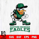 Eastern Michigan Eagles Donal Duck Disney, Svg Eps Dxf Png File, Digital Download