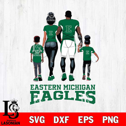 Eastern Michigan Eagles Family Love Rugby SVG DXF EPS PNG FILE,NCAA SVG, Father day Digital Download,Instant Download, Silhouette