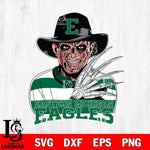 Eastern Michigan Eagles Freddy Krueger Horror Halloween Svg Eps Dxf Png File, NCAA svg, Digital Download, Instant Download