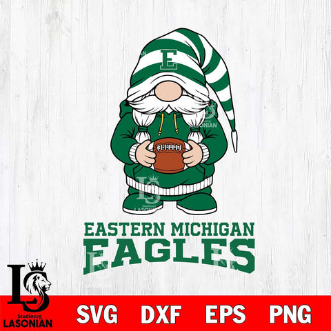Eastern Michigan Eagles Gnome Sport File Cut, NCAA SVG, Digital Download , Criucut , Silhouette