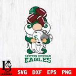 Eastern Michigan Eagles Gnomes Helmet Svg Eps Dxf Png File, Digital Download, Instant Download
