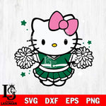 Eastern Michigan Eagles Hello Kitty Cheerleader 10 Svg Eps Dxf Png File, Digital Download, Instant Download