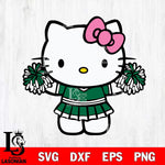 Eastern Michigan Eagles Hello Kitty Cheerleader 9 Svg Eps Dxf Png File, Digital Download, Instant Download