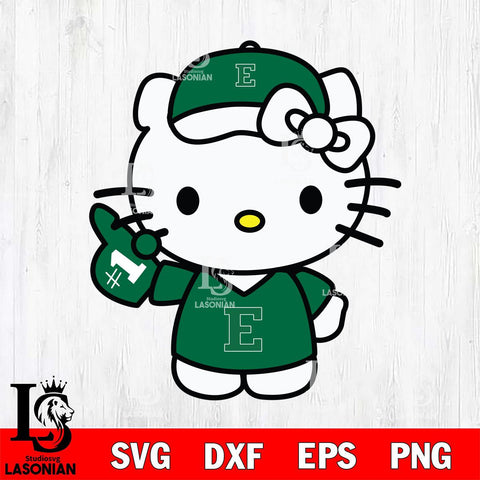 Eastern Michigan Eagles Hello Kitty sport 5 Svg Eps Dxf Png File, NCAA svg, Digital Download, Instant Download