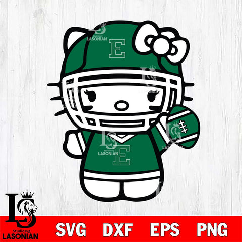Eastern Michigan Eagles Hello Kitty sport 6 Svg Eps Dxf Png File, NCAA svg, Digital Download, Instant Download