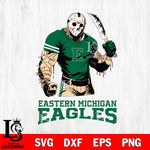 Eastern Michigan Eagles Jason Voorhees Svg Eps Dxf Png File, Digital Download