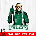Eastern Michigan Eagles Jason Voorhees Horror 3 Svg Eps Dxf Png File, NCAA svg, Digital Download, Instant Download