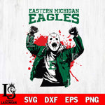 Eastern Michigan Eagles Jason Voorhees Horror Halloween 3 Svg Eps Dxf Png File, NCAA svg, Digital Download, Instant Download
