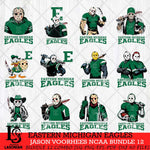 Eastern Michigan Eagles Jason Voorhees NCAA Bundle 12 SVG Svg Eps Dxf Png File, Digital Download
