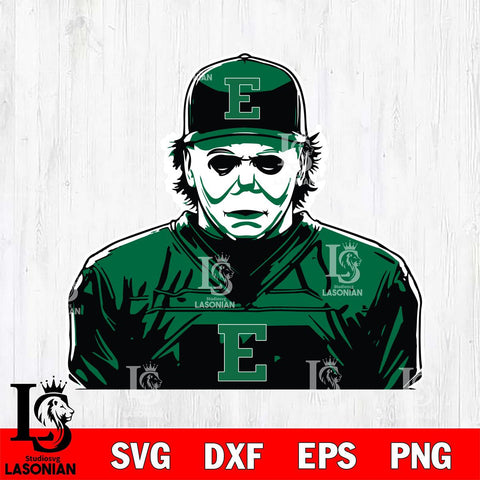 Eastern Michigan Eagles Michael Myers Horror Halloween Svg Eps Dxf Png File, NCAA svg, Digital Download, Instant Download