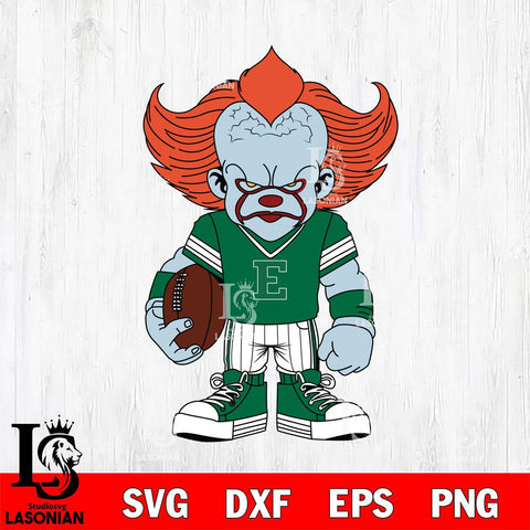 Eastern Michigan Eagles Pennywise Horror Sport 11 Svg Eps Dxf Png File, Digital Download