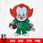 Eastern Michigan Eagles Pennywise Horror Sport Svg Eps Dxf Png File, Digital Download