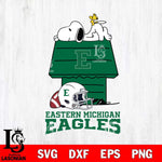 Eastern Michigan Eagles Snoopy Chill Football SVG DXF EPS PNG FILE,Snoopy File Cut, NCAA Digital Download,Instant Download,Christmas Silhouette