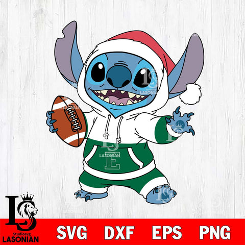 Eastern Michigan Eagles Stitch Football Christmas File Cut, NCAA SVG DXF EPS PNG FILE, Digital Download , Criucut , Silhouette