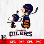 Edmonton Oilers Peanuts Hockey Svg Eps Dxf Png File, Digital Download , Instant Download, Svg Files