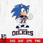 Edmonton Oilers Sonic like NHL Hockey SVG DXF EPS PNG FILE,NHL File Cut,Disney Digital Download,Instant Download, Silhouette