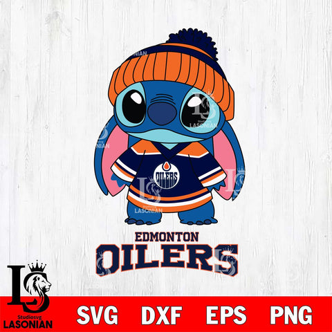 Edmonton Oilers Stitch NHL Hockey SVG DXF EPS PNG FILE,NHL File Cut,Disney Digital Download,Instant Download, Silhouette