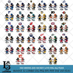 Fan Minnie And Mickey Love NHL Svg Eps Dxf Png File, Digital Download, Instant Download