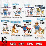 Father And Son Fishing Partners For Life bundle SVG DXF EPS PNG FILE, Halloween File Cut, Digital Download,Instant Download, Silhouette,Horror Cricut