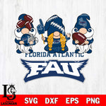 Florida Atlantic Owls 3 Gnomes Football Svg Eps Dxf Png File, Digital Download, Instant Download