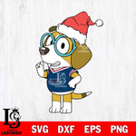 Florida Atlantic Owls Bluey Honey Christmas Svg Eps Dxf Png File, Digital Download, Instant Download