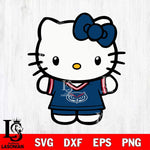 Florida Atlantic Owls Cute Hello Kitty Football 6 Svg Eps Dxf Png File, NCAA svg, Digital Download, Instant Download