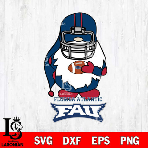 Florida Atlantic Owls Gnomes Christmas Svg Eps Dxf Png File, Digital Download, Instant Download