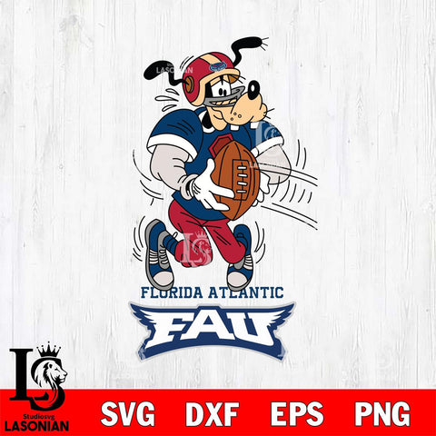 Florida Atlantic Owls Goofy Sport Football SVG DXF EPS PNG FILE,NCAA svg ,Football Digital Download,Instant Download, Silhouette