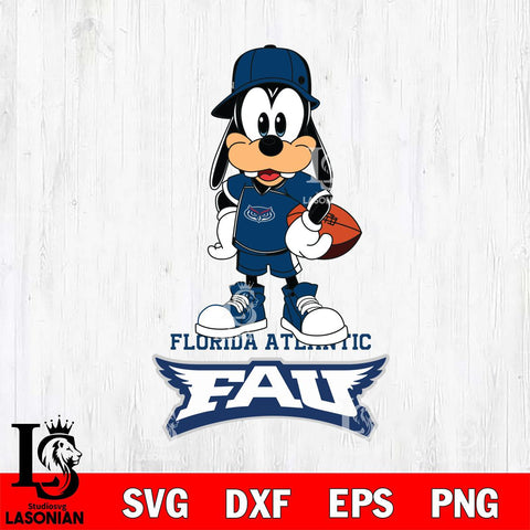 Florida Atlantic Owls Goofy rugby SVG DXF EPS PNG FILE,NCAA svg ,Football Digital Download,Instant Download, Silhouette