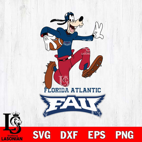 Florida Atlantic Owls Goofy rugby Sport SVG DXF EPS PNG FILE,NCAA svg ,Football Digital Download,Instant Download, Silhouette