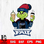 Florida Atlantic Owls Grinch 2 coffee Svg Eps Dxf Png File, Digital Download, Instant Download