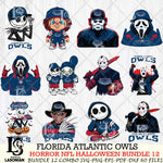Florida Atlantic Owls Halloween Bundle 12 SVG Svg Eps Dxf Png File, NCAA bundle svg, Digital Download, Instant Download