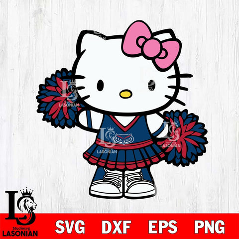Florida Atlantic Owls Hello Kitty Cheerleader 11 Svg Eps Dxf Png File, Digital Download, Instant Download