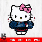 Florida Atlantic Owls Hello Kitty Cheerleader Svg Eps Dxf Png File, Digital Download, Instant Download