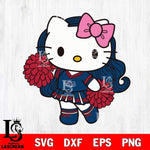 Florida Atlantic Owls Hello Kitty Cheerleader 7 Svg Eps Dxf Png File, Digital Download, Instant Download
