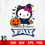 Florida Atlantic Owls Hello Kitty Horror 1 Svg Eps Dxf Png File, Digital Download