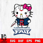 Florida Atlantic Owls Hello Kitty Horror 3 Svg Eps Dxf Png File, Digital Download